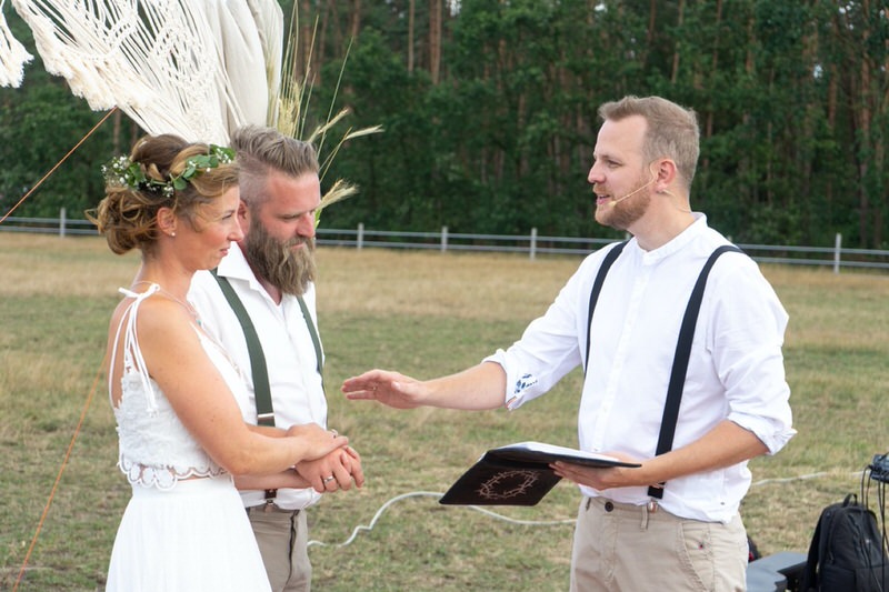Trauredner, Brautpaar, Trauung, Zeremonie