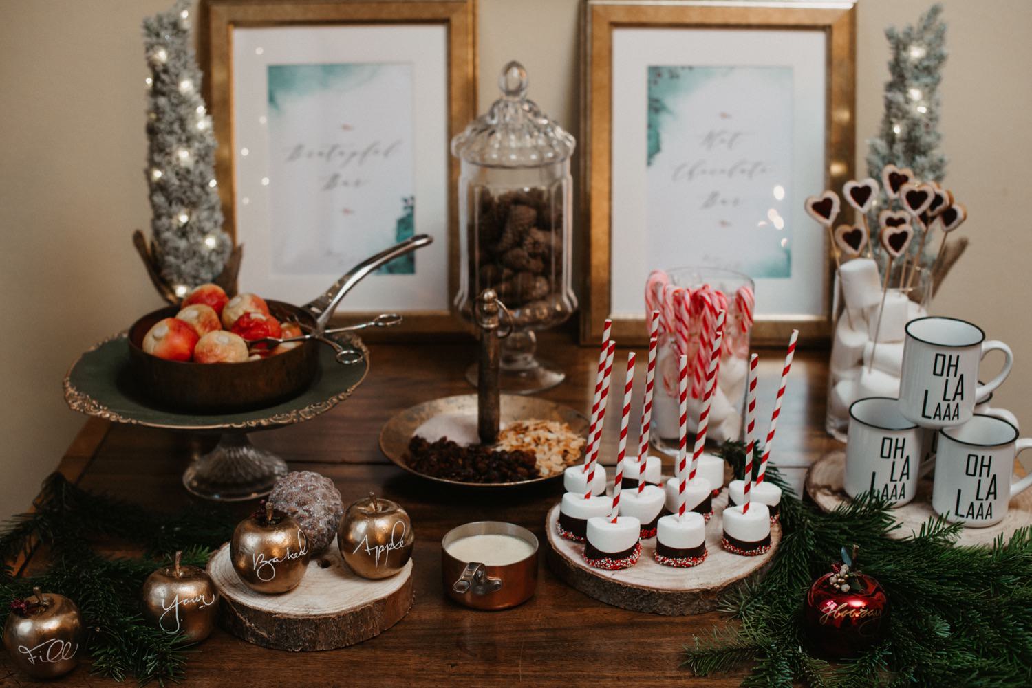 Winterhochzeit Hochzeit Candybar